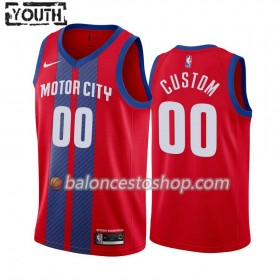 Camiseta Niños NBA Detroit Pistons Personalizadas 2019-20 Nike City Edition Swingman